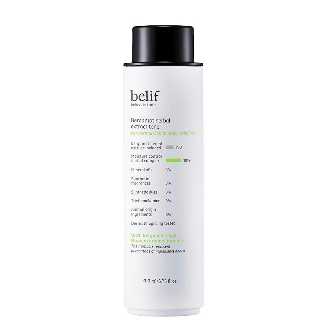 Bergamot Herbal Extract Toner