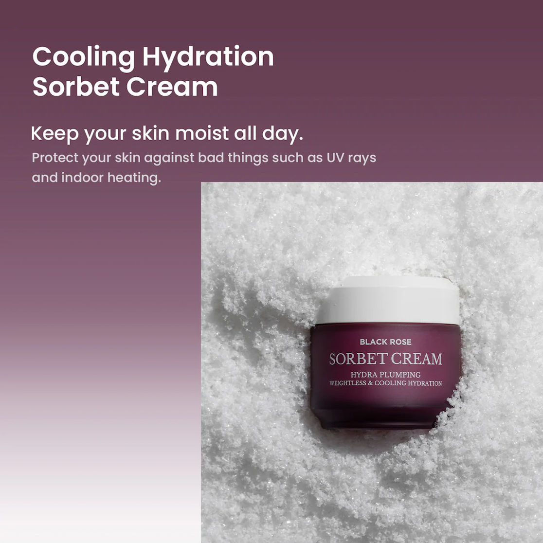 Black Rose Hydra Plumping Sorbet Cream
