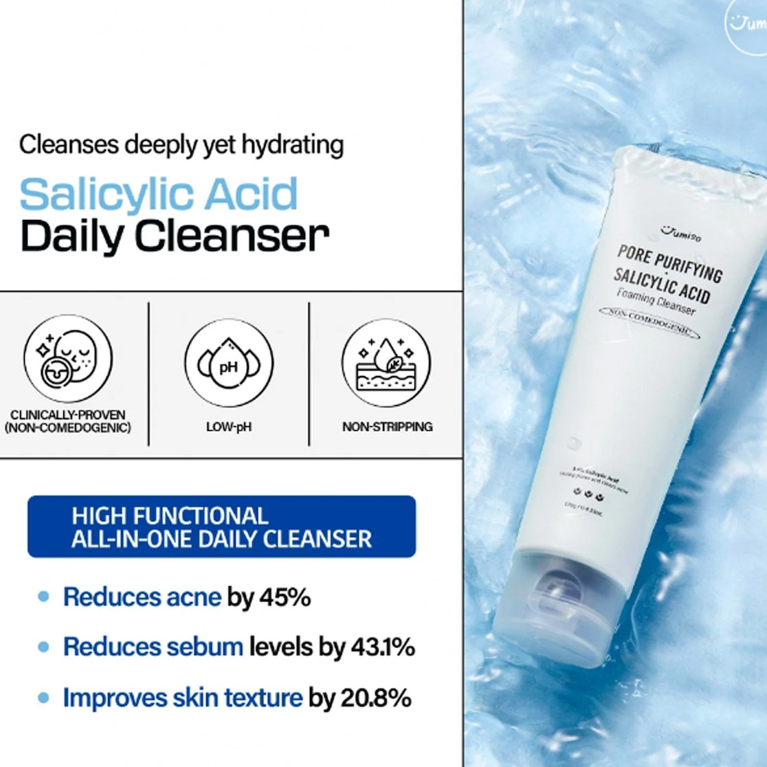 Pore-Purifying Salicylic Acid Foaming Cleanser