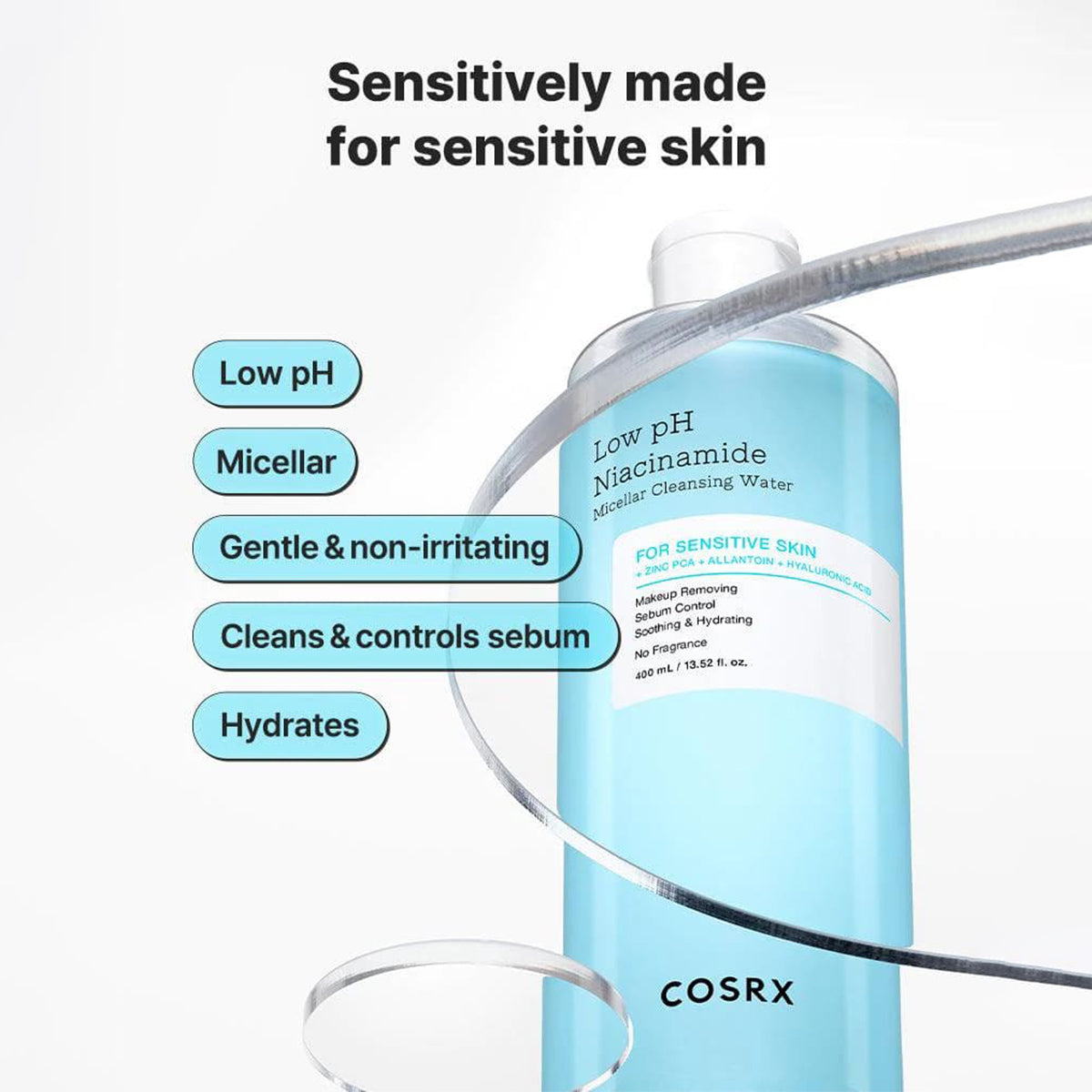 Low pH Niacinamide Micellar Cleansing Water