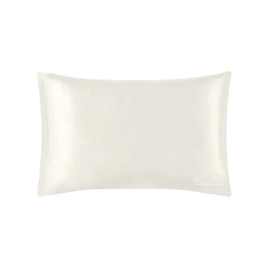 Silk Zippered Pillowcase - White