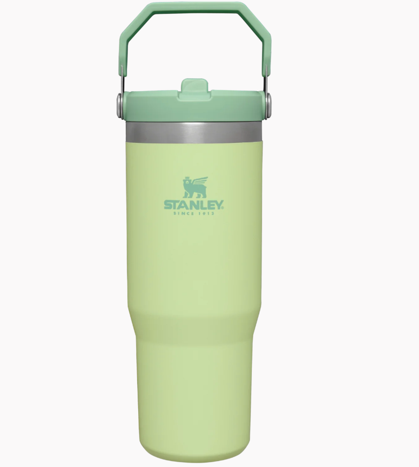 The IceFlow Flip Straw Tumbler 30 OZ in Citron