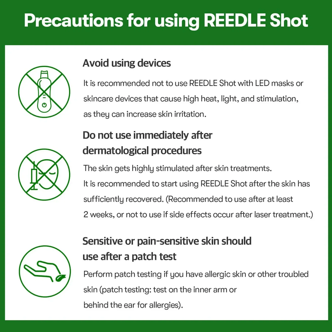 VT REEDLE SHOT 300 - Every 3 Days