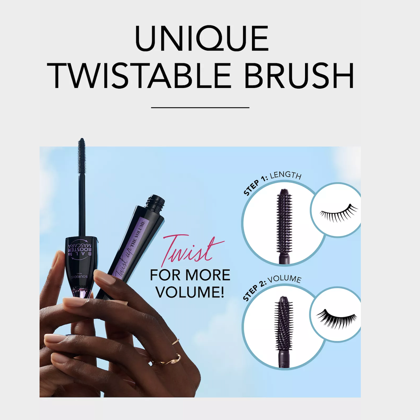 Twist Up The Volume Balm Booster Mascara