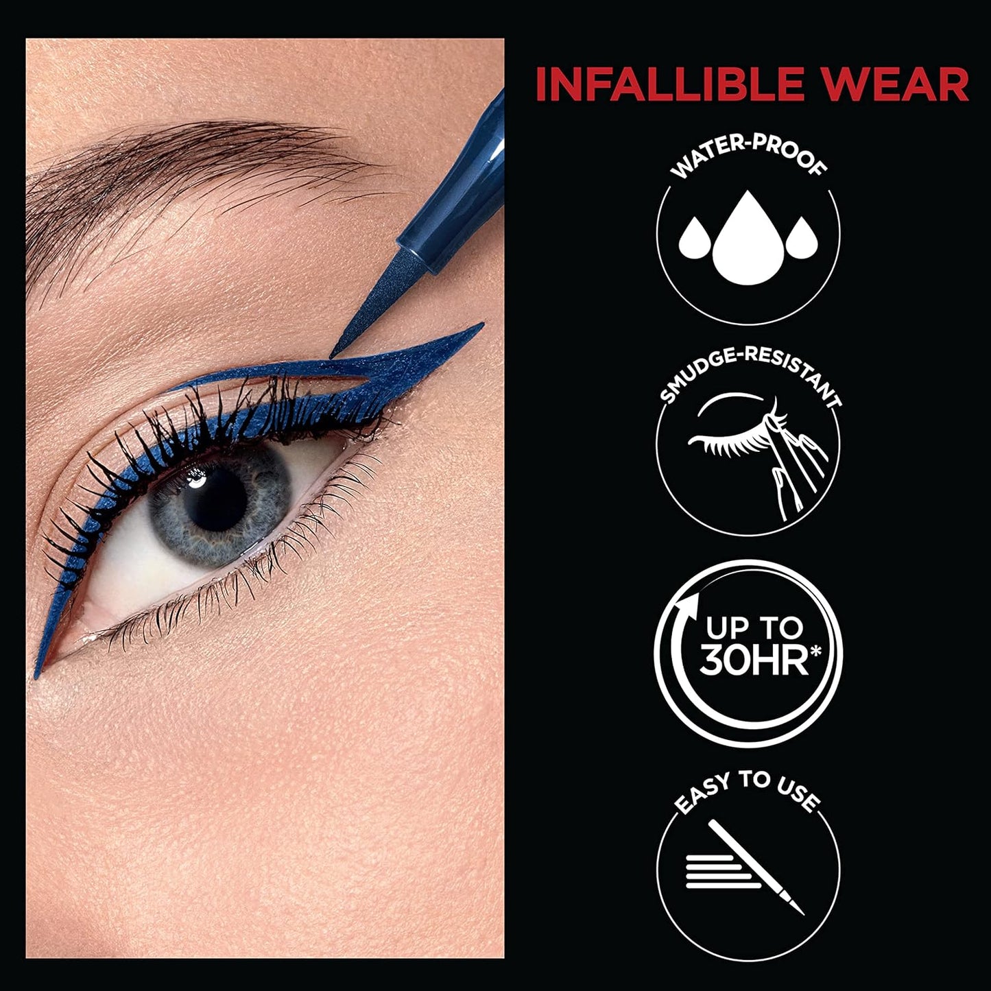 Infallible Grip Precision Eyeliner Black 1