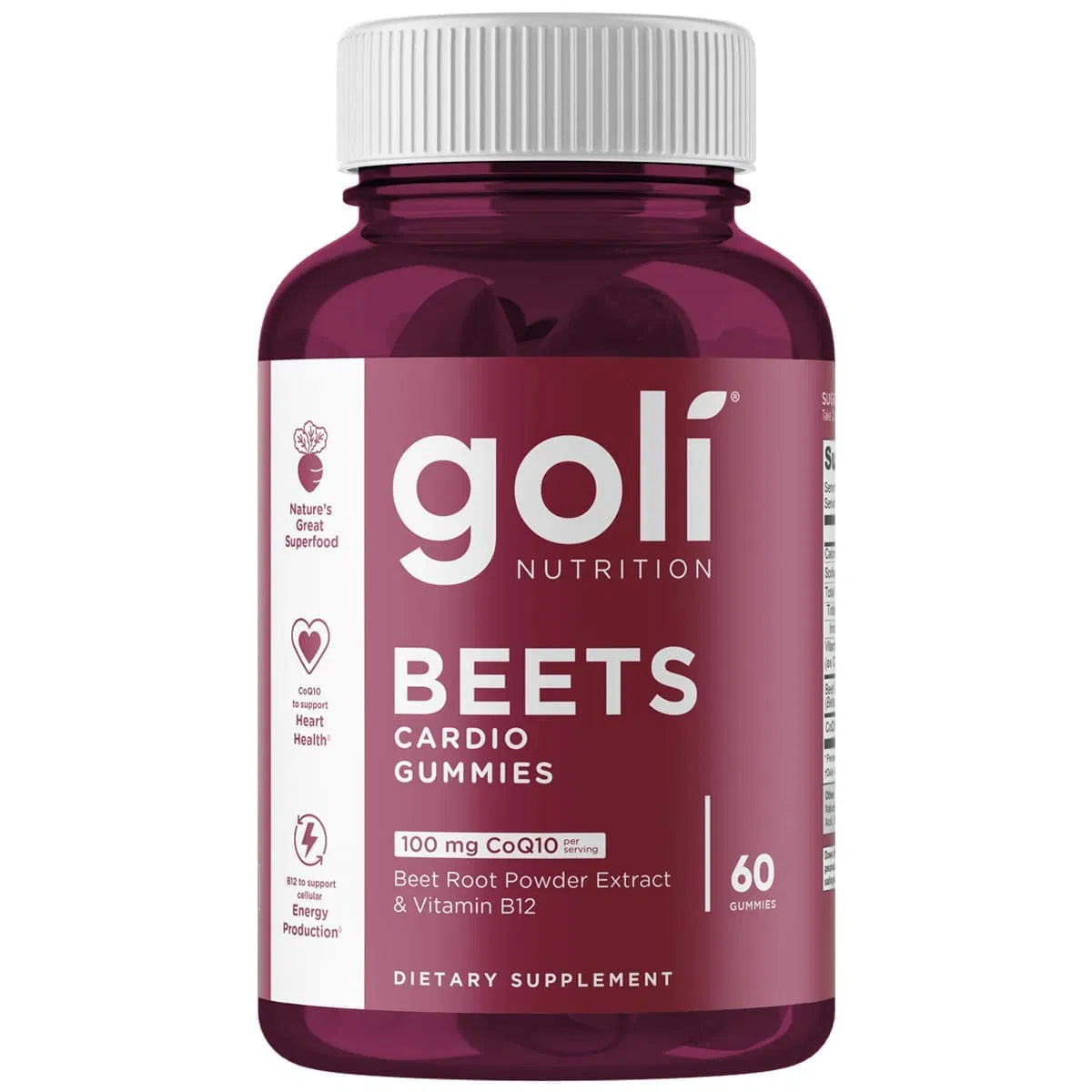 Beets Cardio Gummies Apple Guava