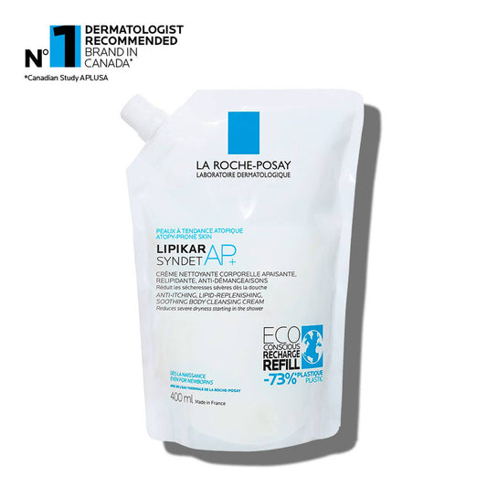 Lipikar AP+ Syndet Cleansing Cream Eco Refill - 400ml