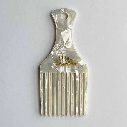 Hair Pick - Pearl
