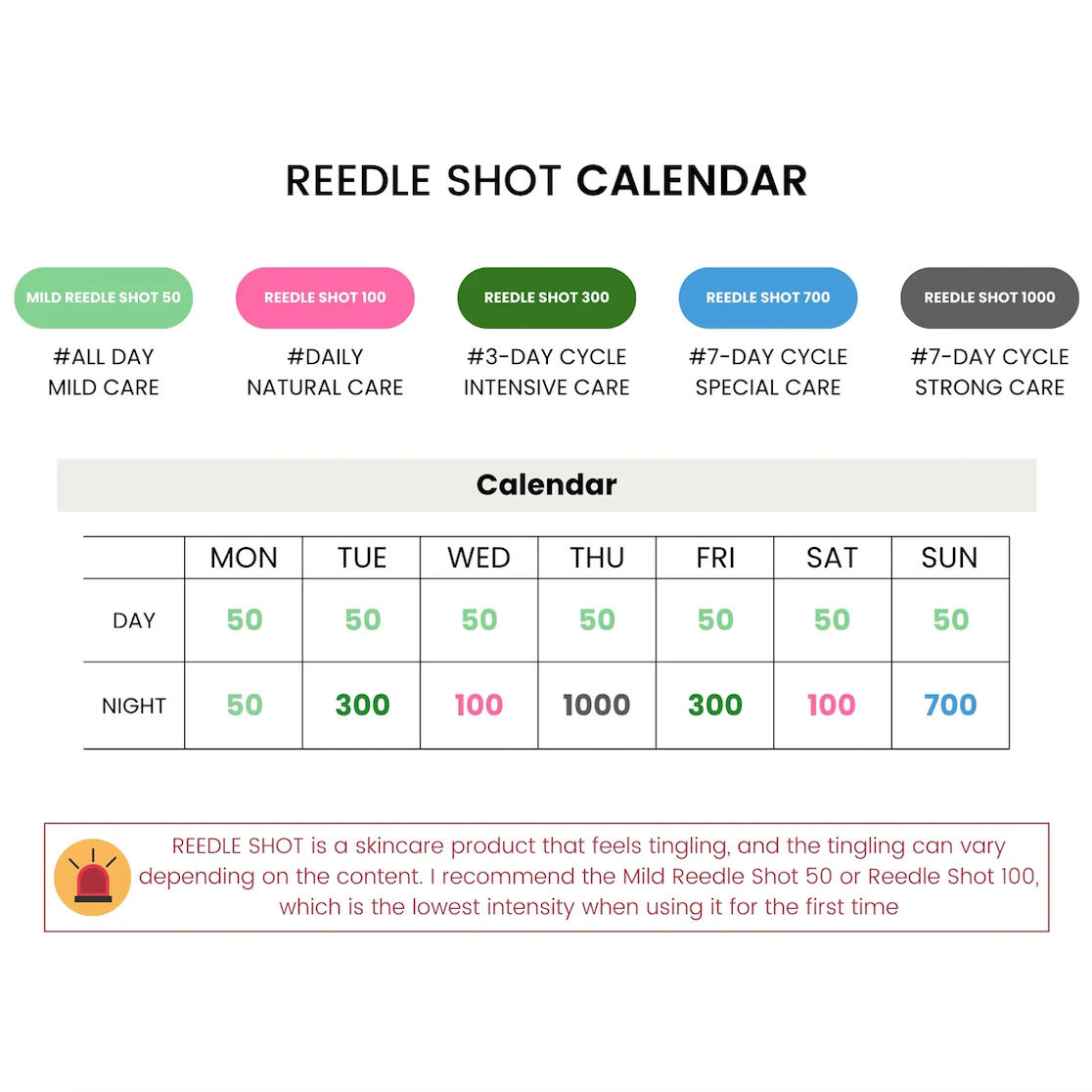 VT REEDLE SHOT 50 - Mild Care