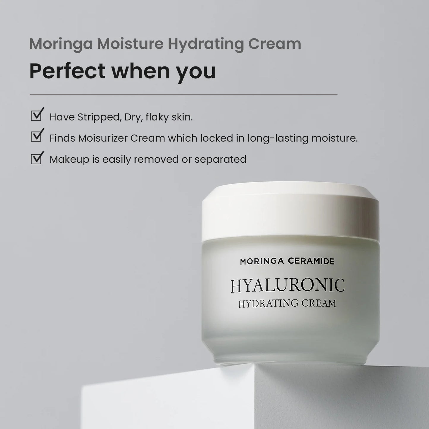 Moringa Ceramide Hylauronic Hydrating Cream - 50ml