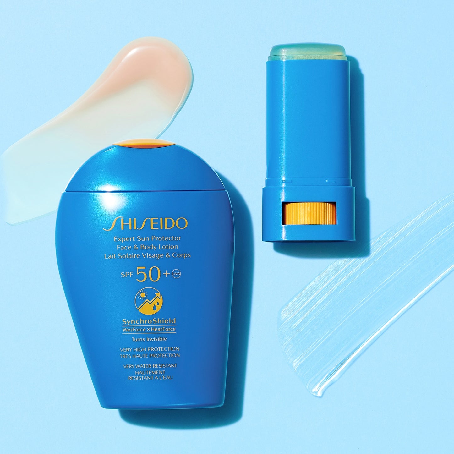 عصا حماية شفافة من أشعة الشمس SPF50+