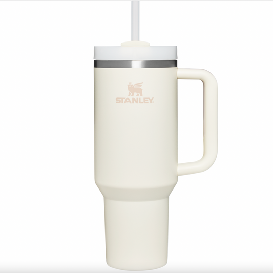 The Quencher H2.0 FlowState Tumbler 40 OZ in Cream