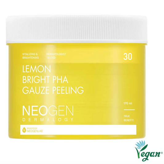 NEOGEN: PHA BRIGHTENING GAUZE PEELING (LEMON, 30 PADS)
