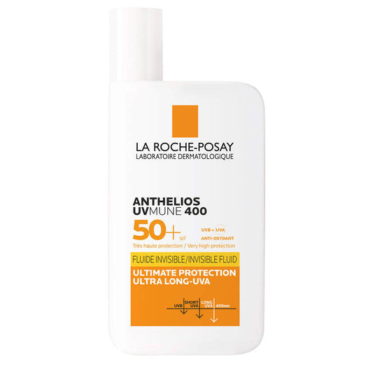 Anthelios UVmune 400 Invisible Fluid SPF50+ Sun Cream For Sensitive Skin - 50ml