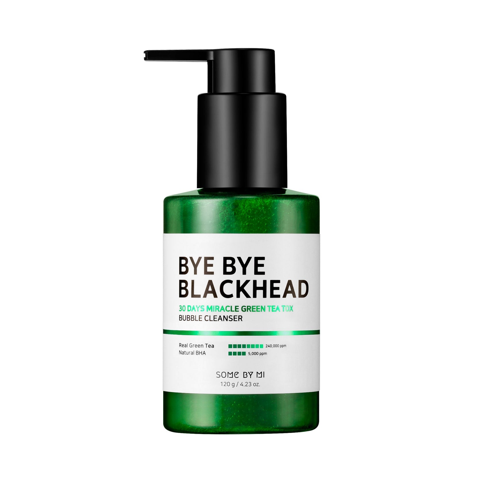 BYE BYE BLACKHEAD 30 DAYS MIRACLE GREEN TEA TOX BUBBLE CLEANSER