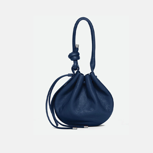 INA BAG MEDIUM PEBBLE NAVY