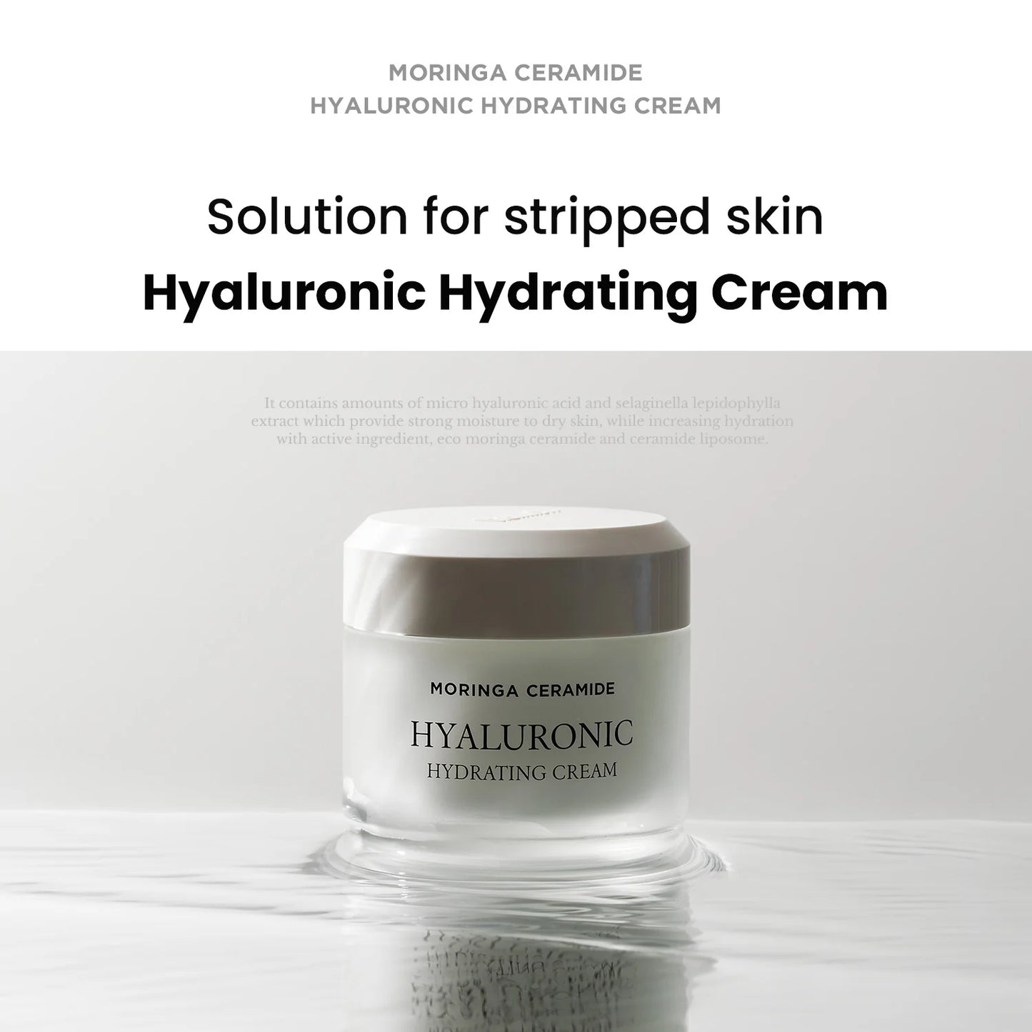 Moringa Ceramide Hylauronic Hydrating Cream - 50ml